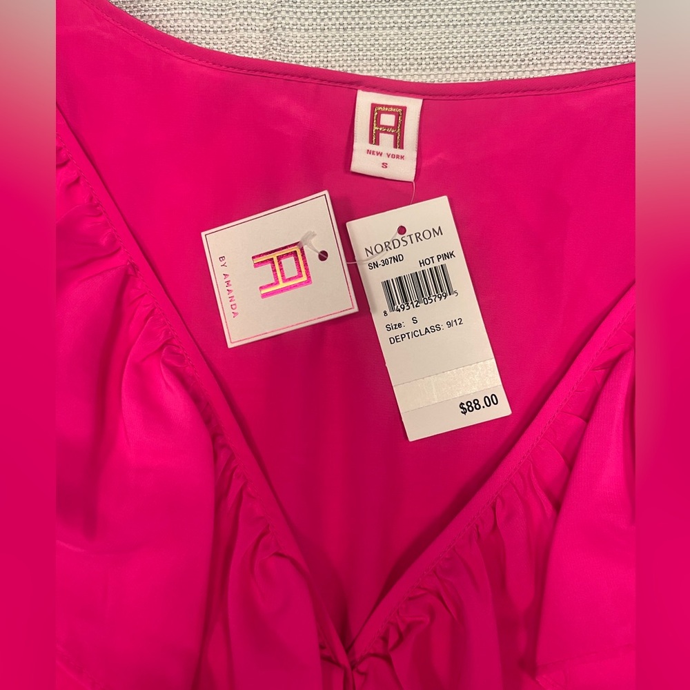 NWT A By Amanda Hot Pink Women's Dress size Small